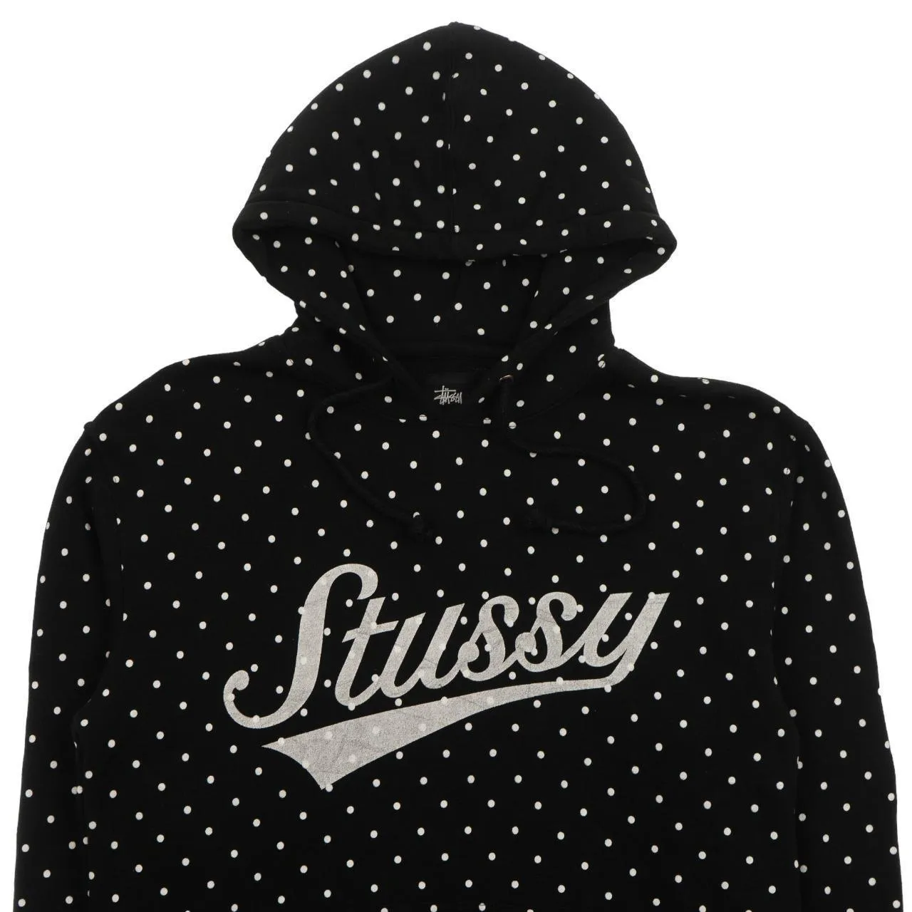 Vintage Stussy Dot Pattern Hoodie Size M