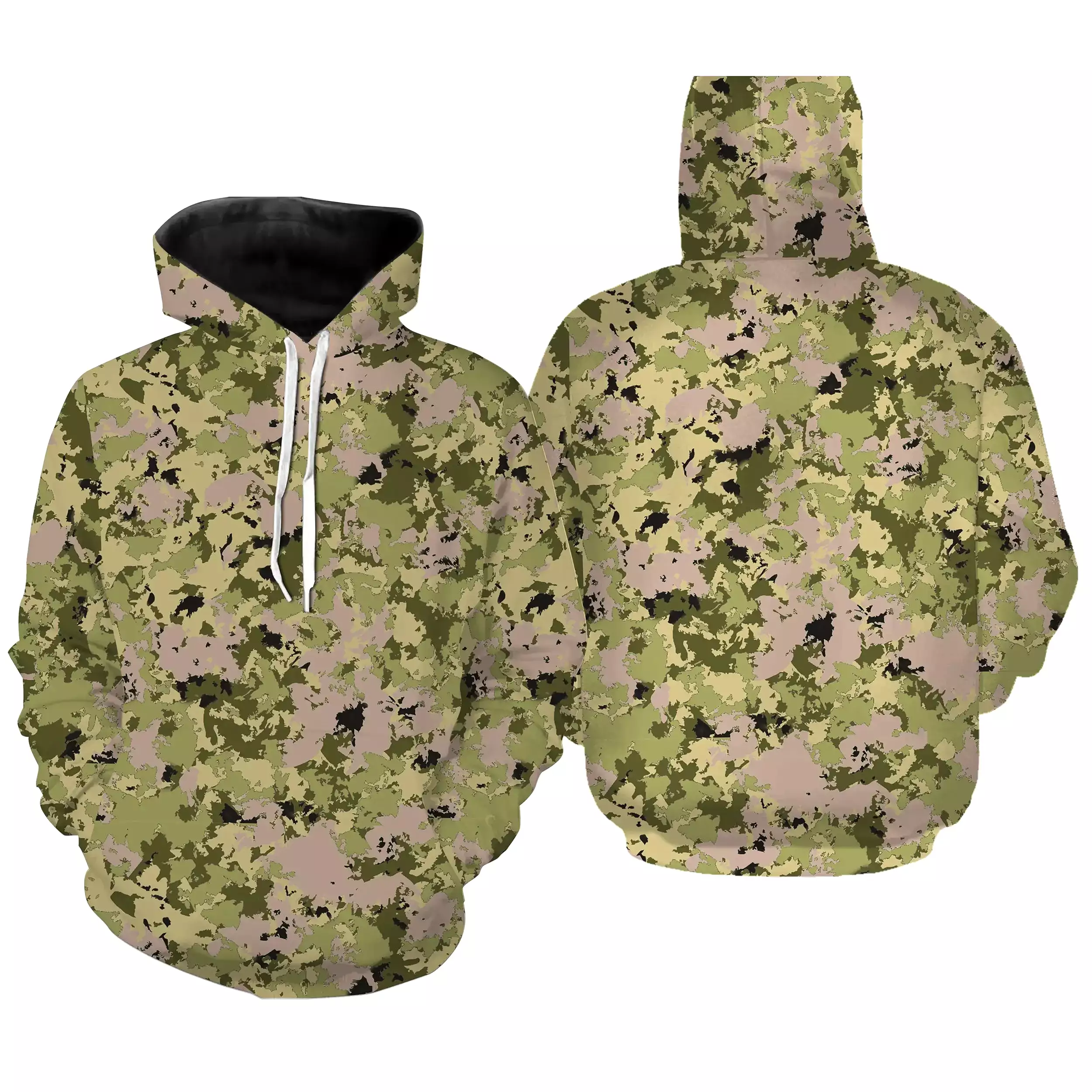 Vêtements Camouflage Pêche et Chasse, Cadeau Pêcheur, Chasseur, T-shirt Camouflage, Sweat à Capuche Anti-UV - CT06072229