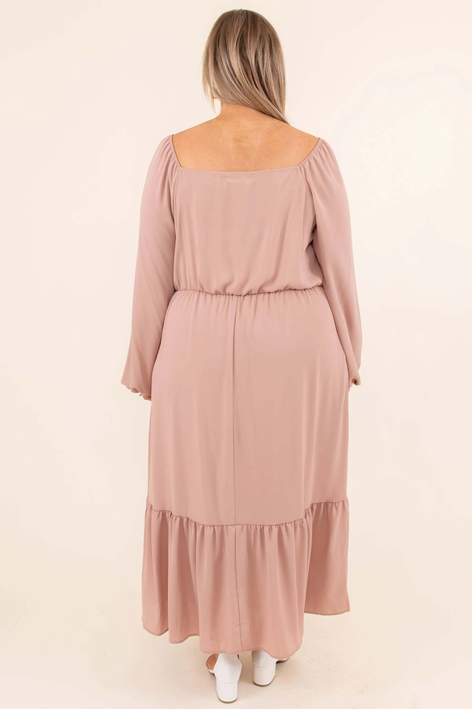 Walking On Air Dress, Dusty Rose