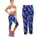 Women Fitness Mid Calf Elastic Pants Leggins Sweatpants Women Printing Legging Jegging Feida